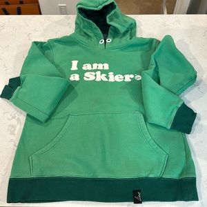 Line Green Hoodie